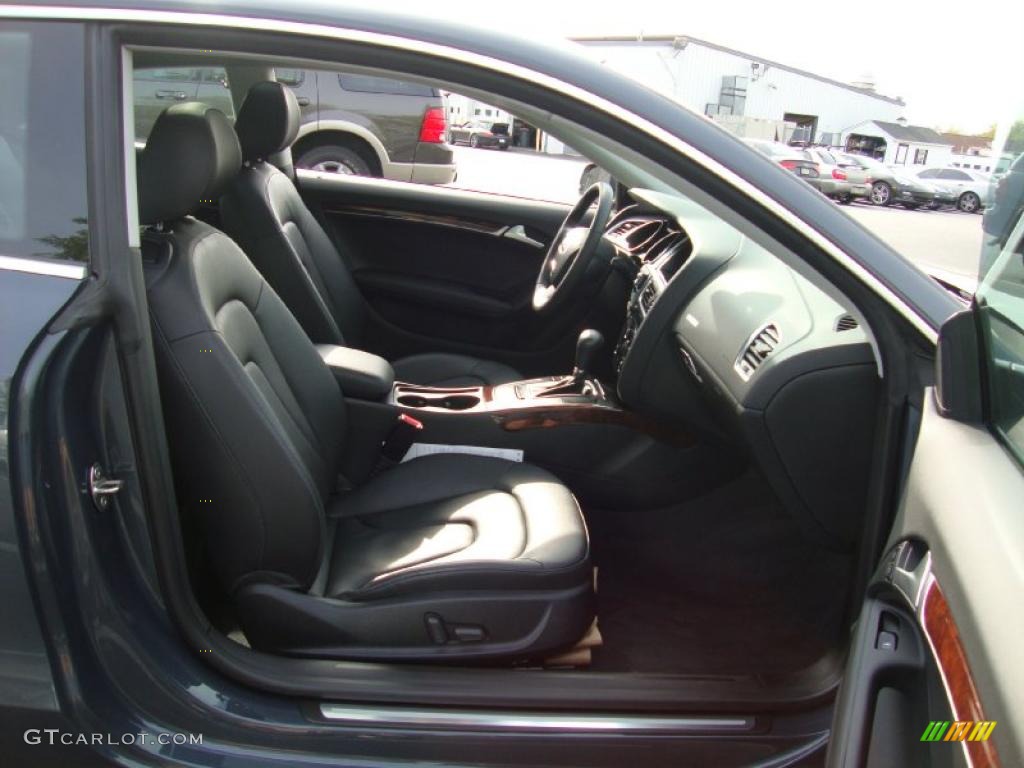 Black Interior 2010 Audi A5 2.0T quattro Coupe Photo #38313759