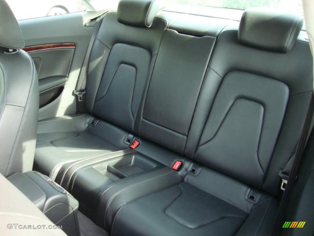 Black Interior 2010 Audi A5 2.0T quattro Coupe Photo #38313935