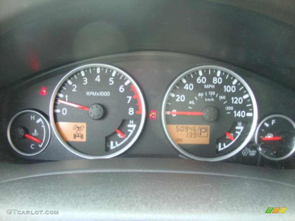 2007 Nissan Pathfinder SE 4x4 Gauges Photo #38315015