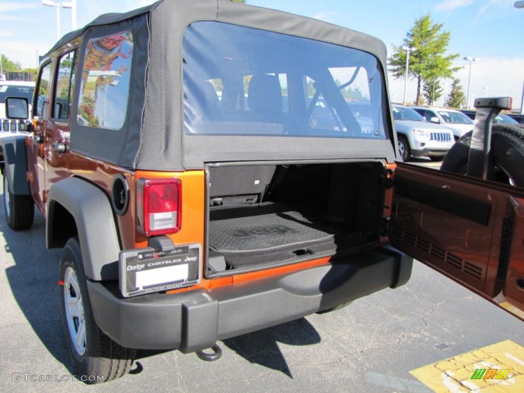 2011 Jeep Wrangler Unlimited Sport 4x4 Trunk Photo #38315135