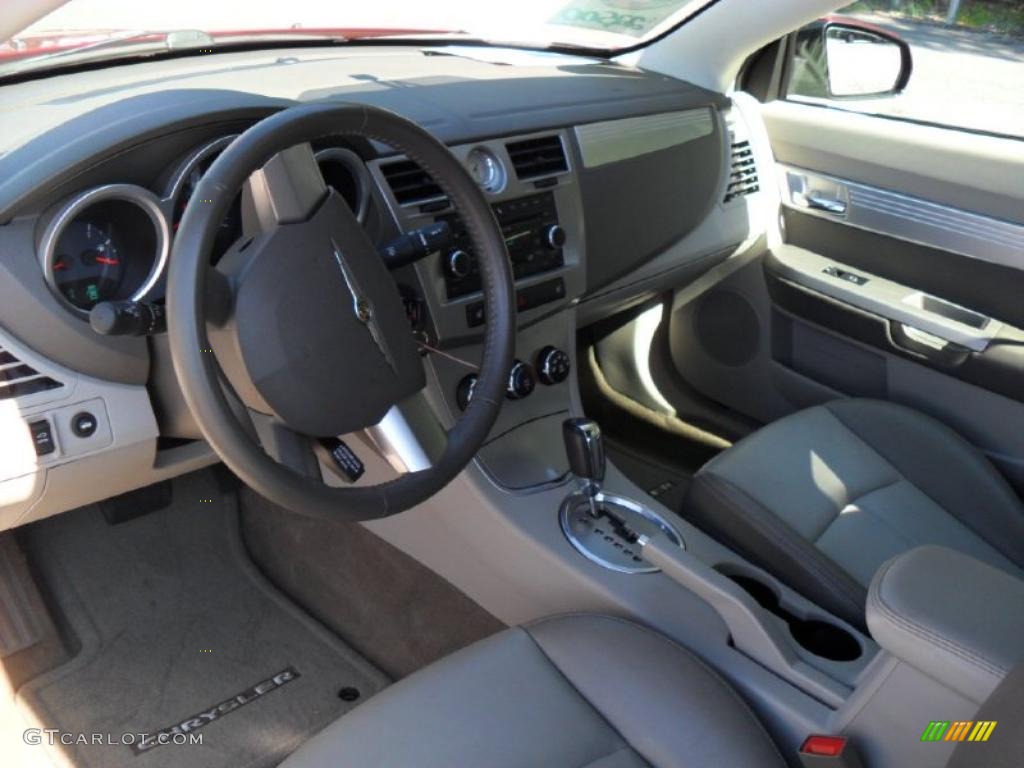 Dark Khaki/Light Graystone Interior 2010 Chrysler Sebring Touring Convertible Photo #38315239