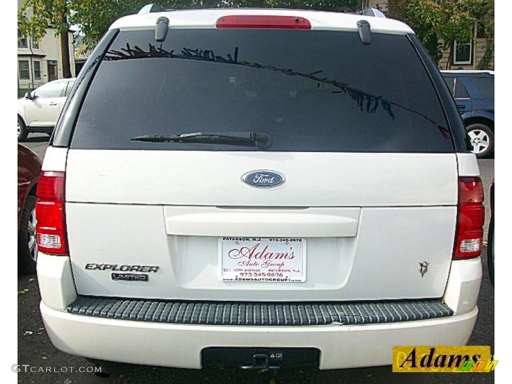 2004 Explorer Limited 4x4 - Ceramic White Tri Coat Metallic / Medium Parchment photo #7
