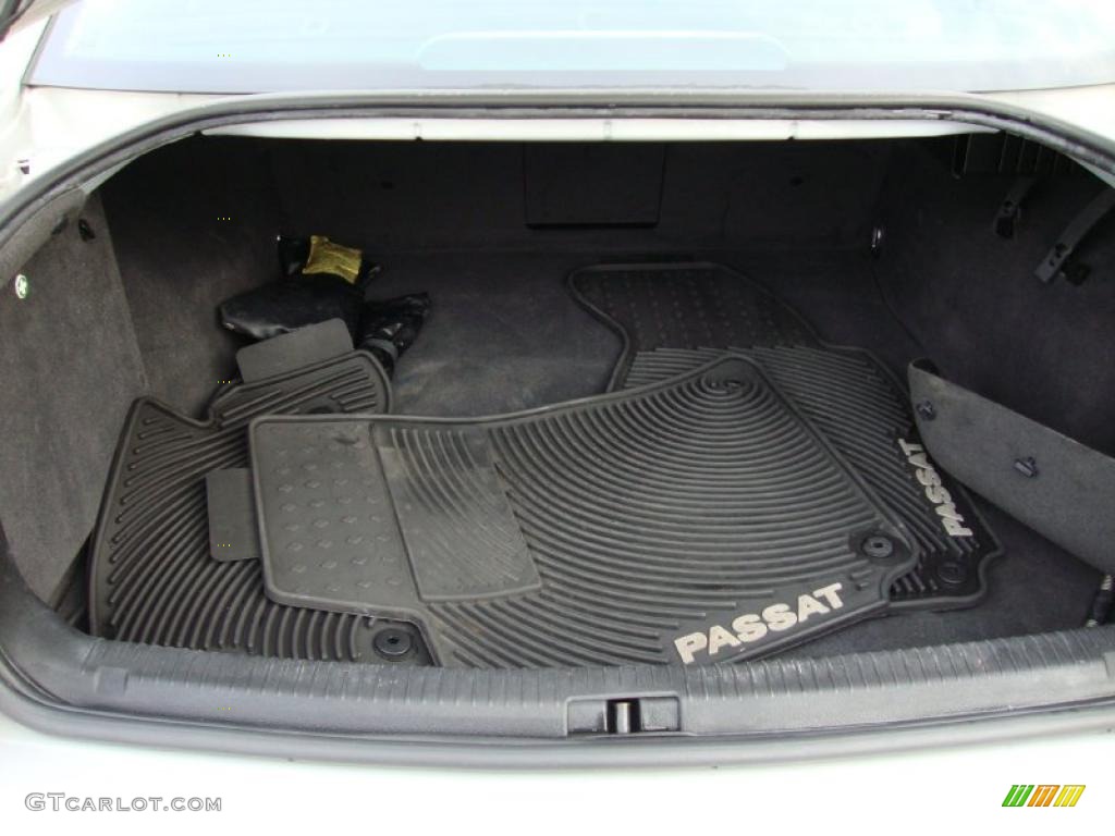 2000 Passat GLX V6 AWD Sedan - Satin Silver Metallic / Black photo #30