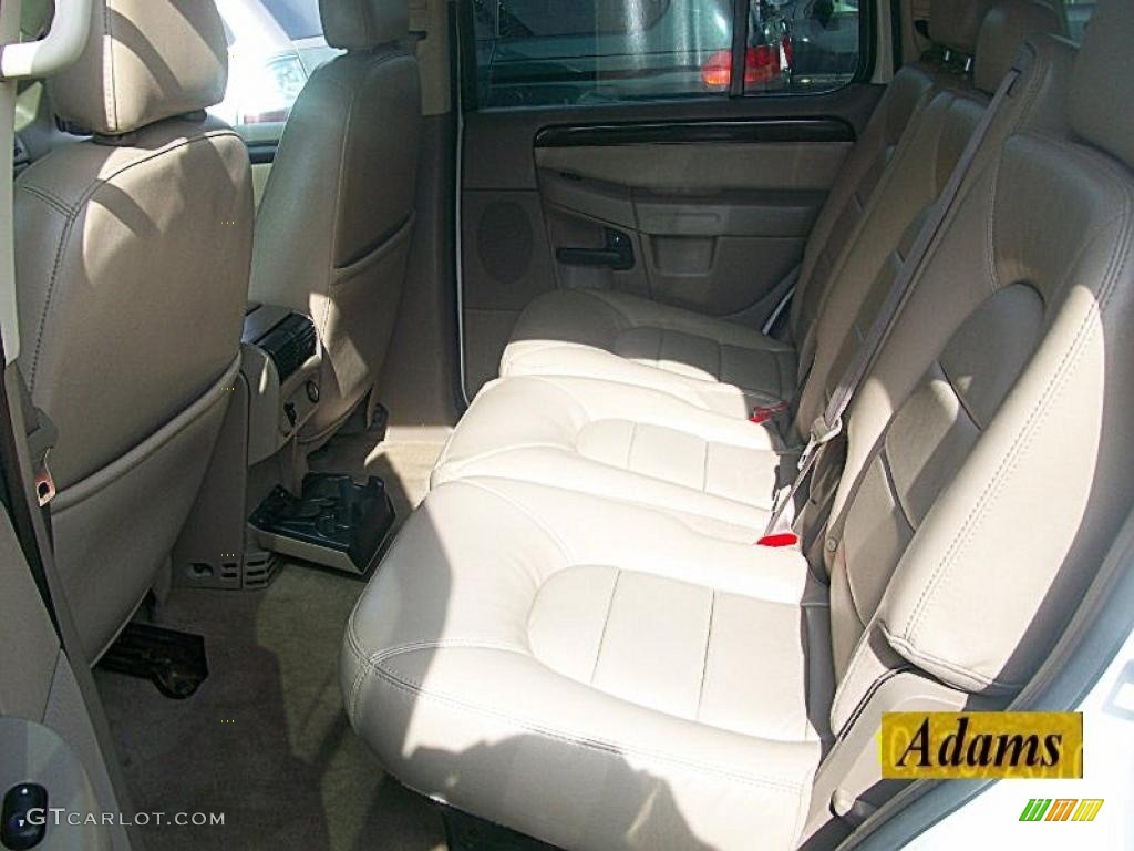 2004 Explorer Limited 4x4 - Ceramic White Tri Coat Metallic / Medium Parchment photo #12
