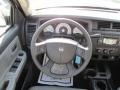 Dark Slate Gray/Medium Slate Gray 2011 Dodge Dakota Big Horn Crew Cab Steering Wheel