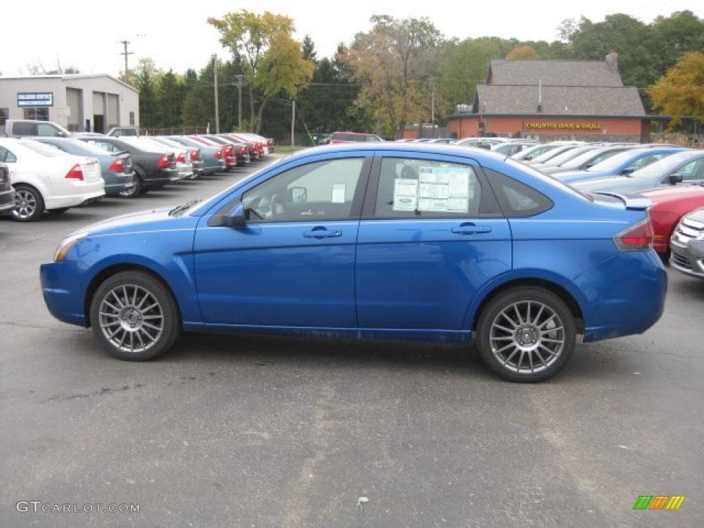 Blue Flame Metallic Ford Focus