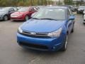 2011 Blue Flame Metallic Ford Focus SES Sedan  photo #2