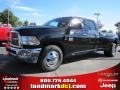 Brilliant Black Crystal Pearl 2011 Dodge Ram 3500 HD Big Horn Crew Cab Dually