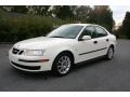 Polar White 2004 Saab 9-3 Linear Sedan Exterior