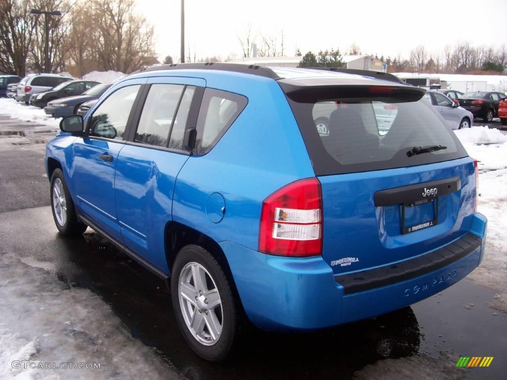 2008 Compass Sport - Surf Blue Pearl / Dark Slate Gray photo #14