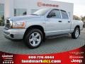 2006 Bright Silver Metallic Dodge Ram 1500 SLT Quad Cab  photo #1