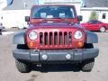 2008 Red Rock Crystal Pearl Jeep Wrangler Rubicon 4x4  photo #3