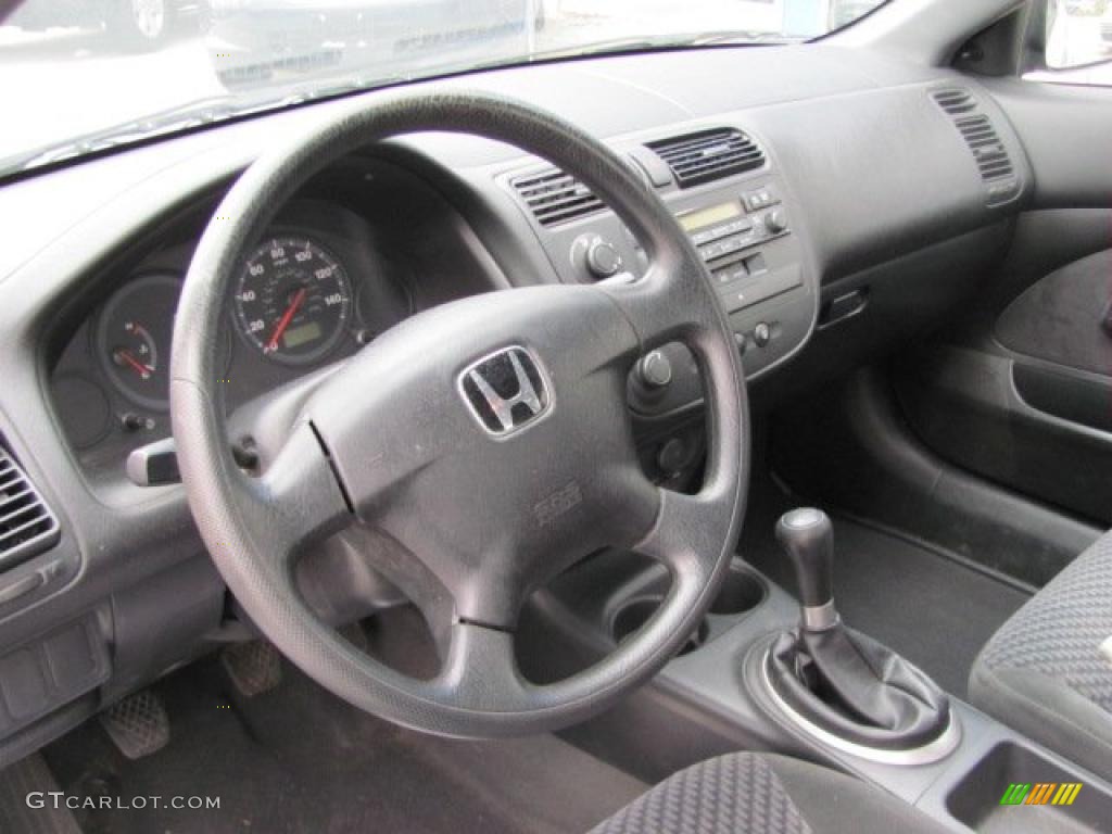 2001 Honda Civic DX Coupe Interior Color Photos