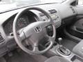 Gray 2001 Honda Civic DX Coupe Interior Color