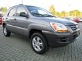 Steel Silver 2005 Kia Sportage LX 4WD Exterior