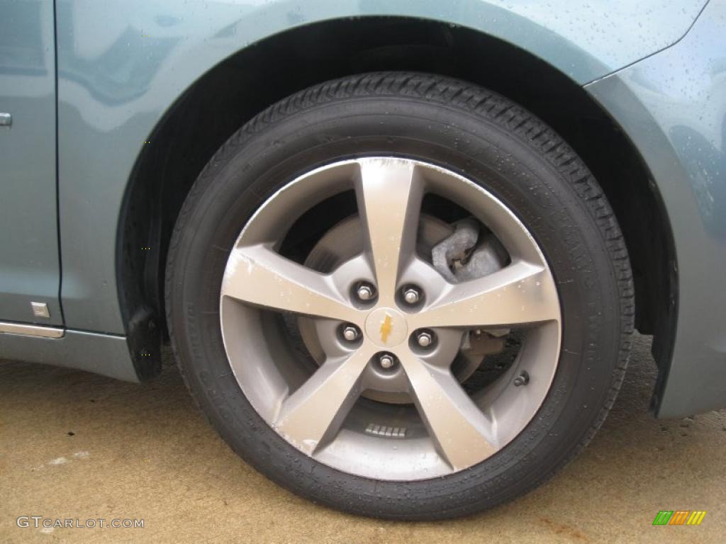 2009 Malibu Hybrid Sedan - Silver Moss Metallic / Titanium photo #9