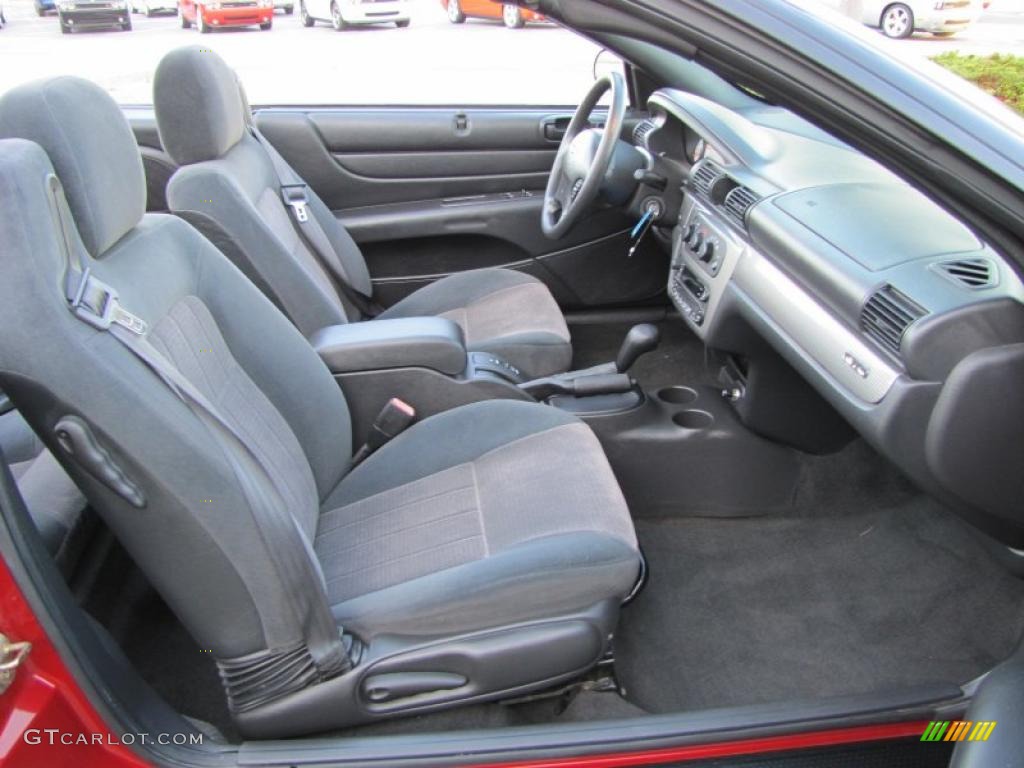 2005 Chrysler Sebring GTC Convertible Dark Slate Gray Dashboard Photo #38321159