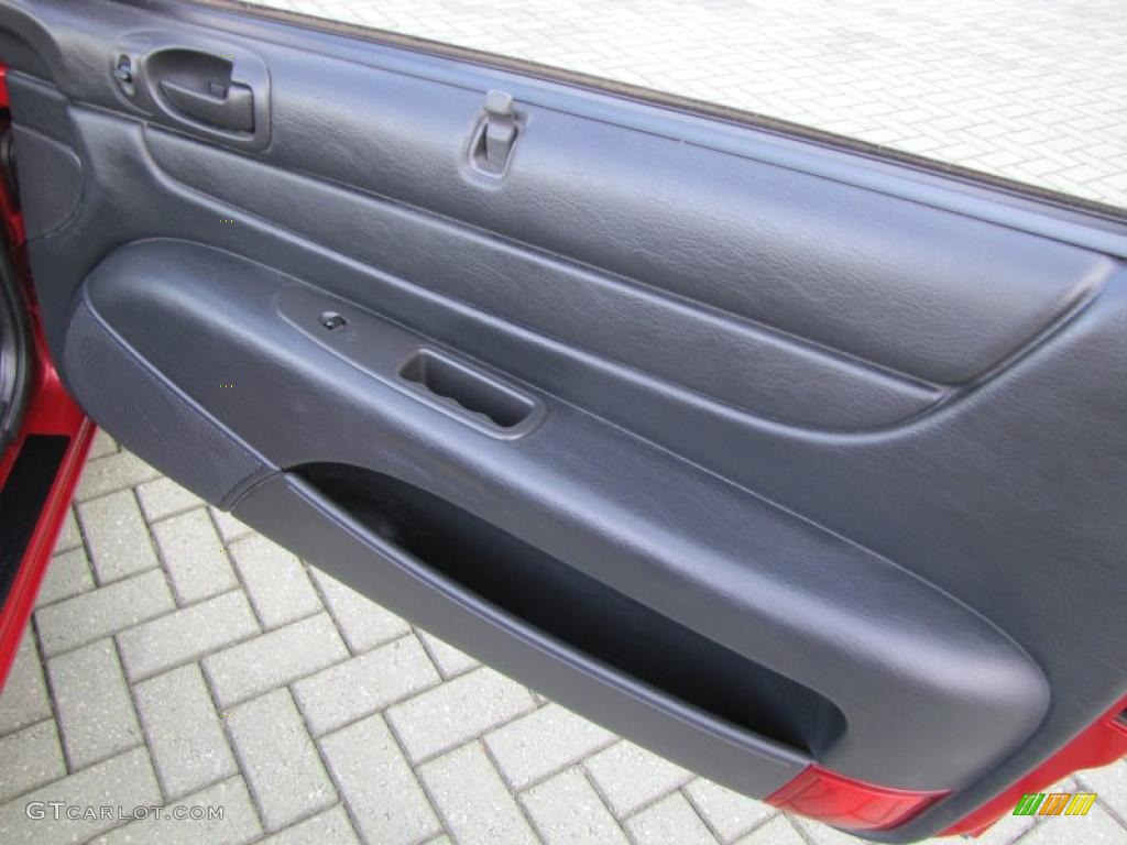 Dark Slate Gray Interior 2005 Chrysler Sebring GTC Convertible Photo #38321199