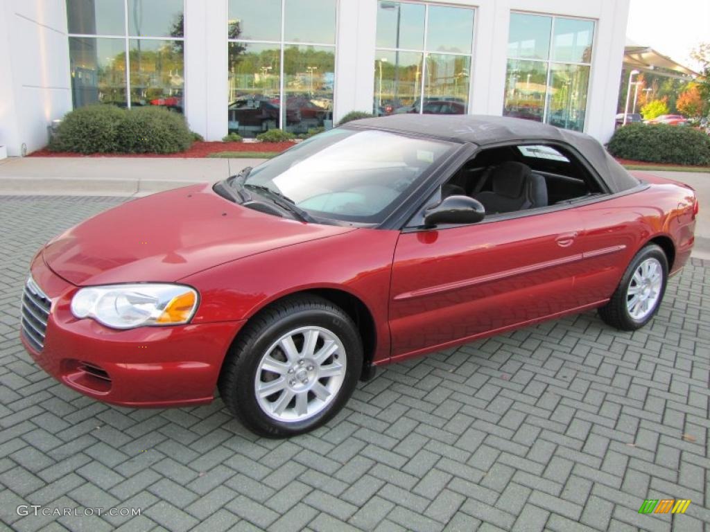 2005 Sebring GTC Convertible - Deep Red Pearl / Dark Slate Gray photo #20