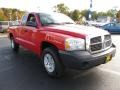 2007 Flame Red Dodge Dakota SXT Club Cab  photo #5