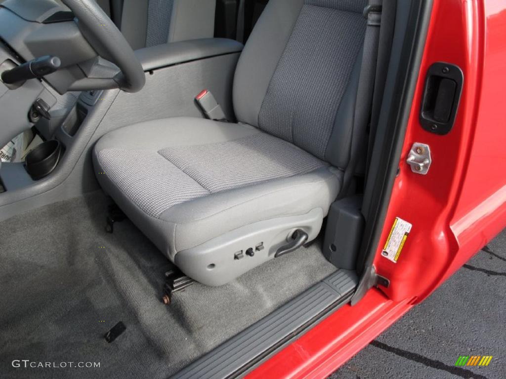 Medium Slate Gray Interior 2007 Dodge Dakota SXT Club Cab Photo #38321999
