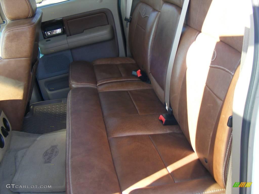 2007 F150 King Ranch SuperCrew - Oxford White / Castano Brown Leather photo #35