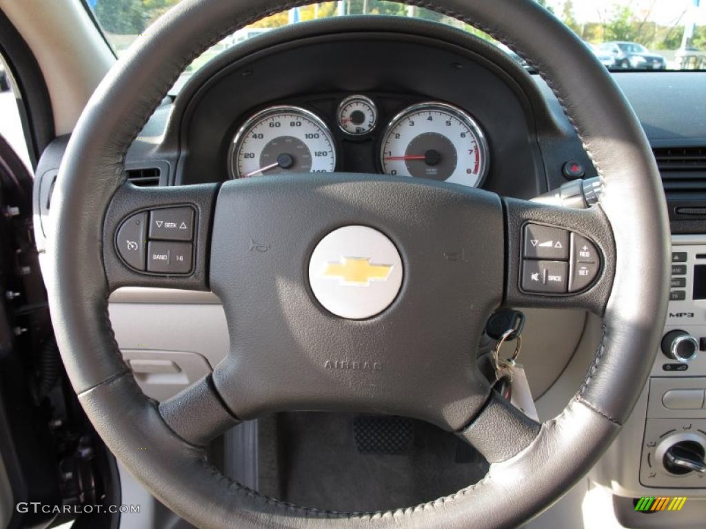 2006 Chevrolet Cobalt LT Sedan Gray Steering Wheel Photo #38322879