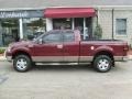 2004 Dark Toreador Red Metallic Ford F150 XLT SuperCab 4x4  photo #2