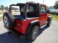 2004 Flame Red Jeep Wrangler Sport 4x4  photo #9