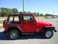 2004 Flame Red Jeep Wrangler Sport 4x4  photo #10