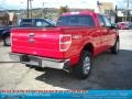2010 Vermillion Red Ford F150 XLT SuperCab 4x4  photo #3