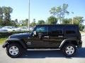 2009 Black Jeep Wrangler Unlimited X 4x4  photo #2