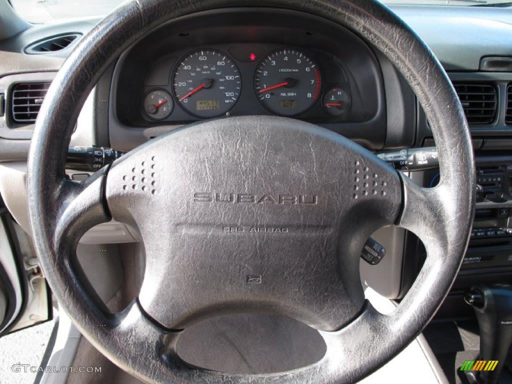 2001 Subaru Forester 2.5 L Gray Steering Wheel Photo #38324415