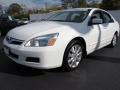 2007 Taffeta White Honda Accord EX-L V6 Sedan  photo #3