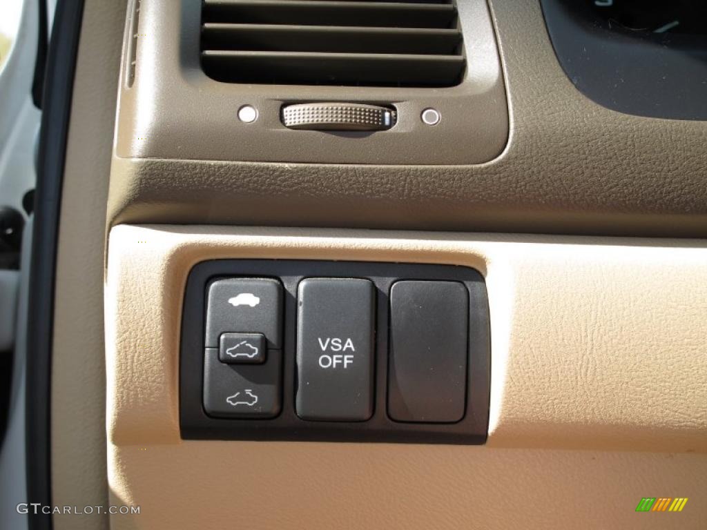 2007 Accord EX-L V6 Sedan - Taffeta White / Ivory photo #20