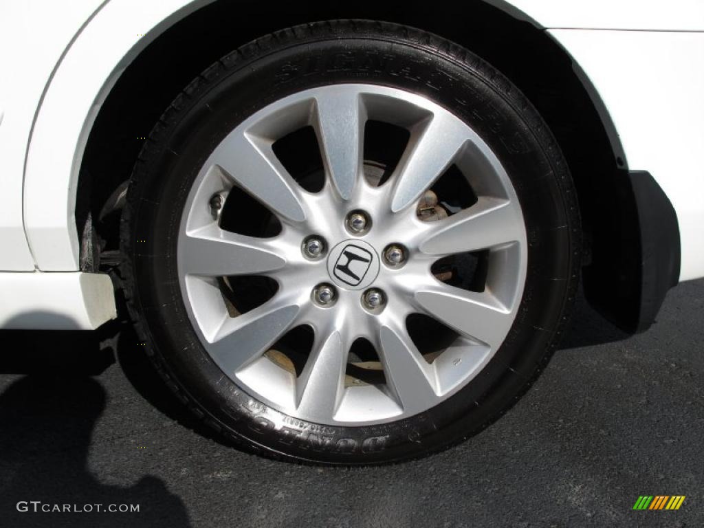 2007 Accord EX-L V6 Sedan - Taffeta White / Ivory photo #25