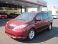 2011 Salsa Red Pearl Toyota Sienna LE  photo #1