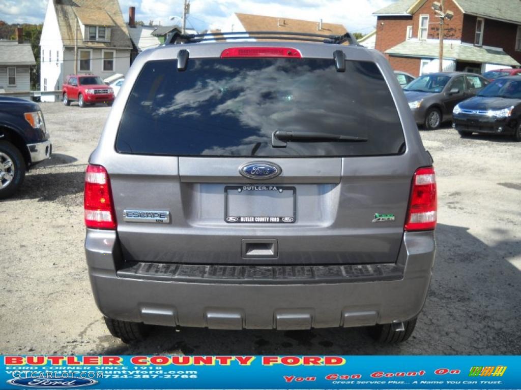 2011 Escape XLT V6 4WD - Sterling Grey Metallic / Charcoal Black photo #4