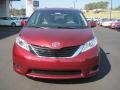 2011 Salsa Red Pearl Toyota Sienna LE  photo #8