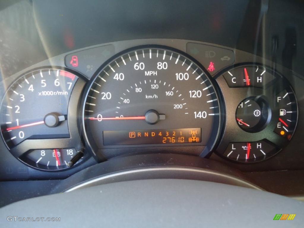 2006 Nissan Titan SE Crew Cab 4x4 Gauges Photo #38326115