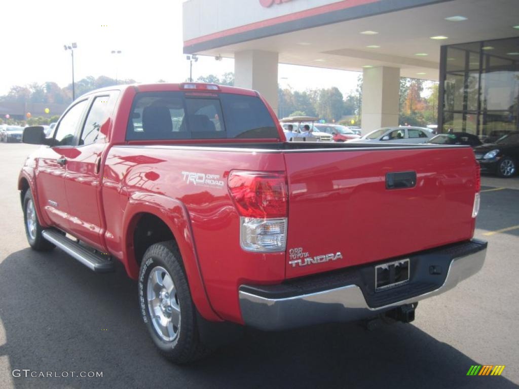 2011 Tundra TRD Double Cab - Radiant Red / Sand Beige photo #3