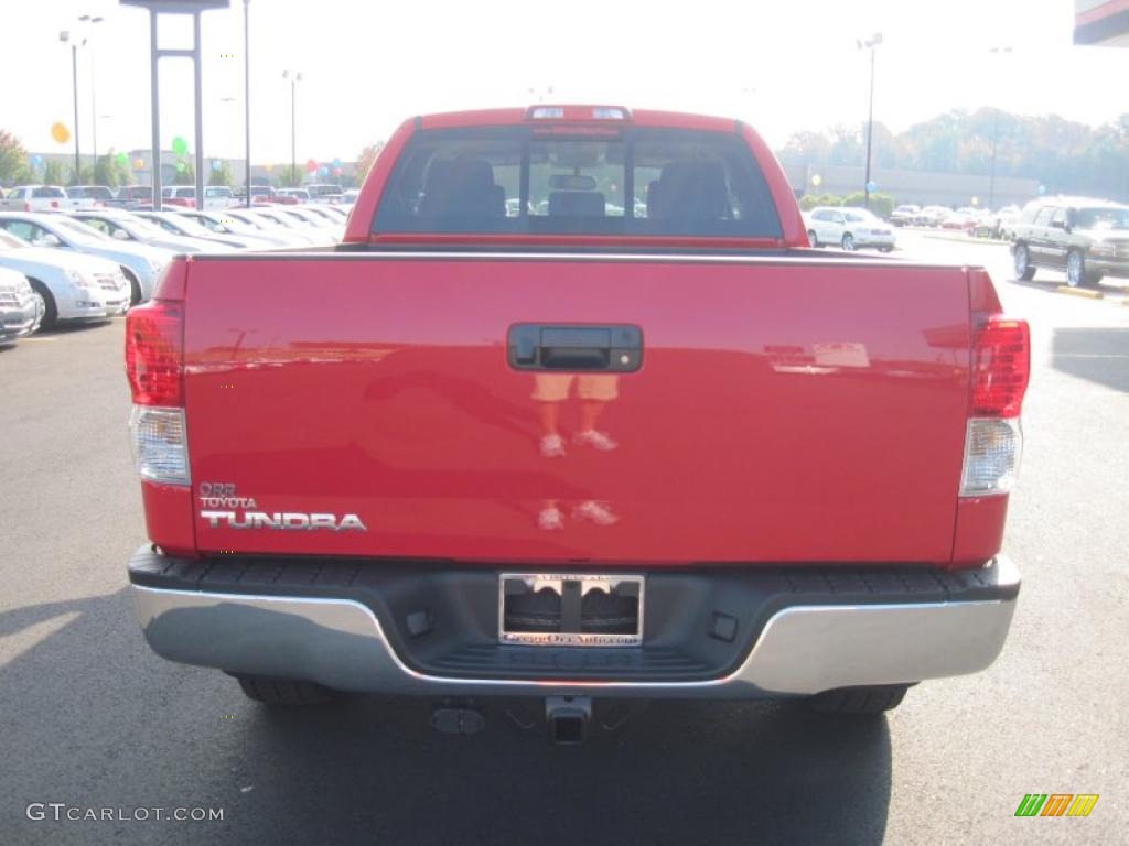 2011 Tundra TRD Double Cab - Radiant Red / Sand Beige photo #4
