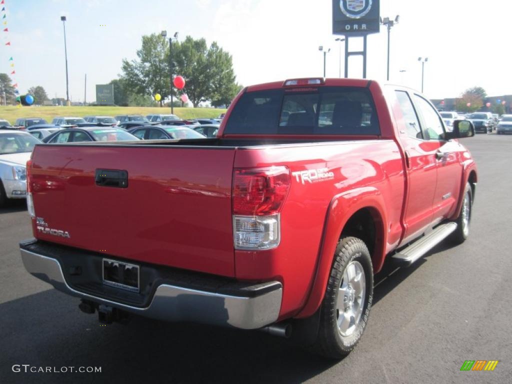 2011 Tundra TRD Double Cab - Radiant Red / Sand Beige photo #5