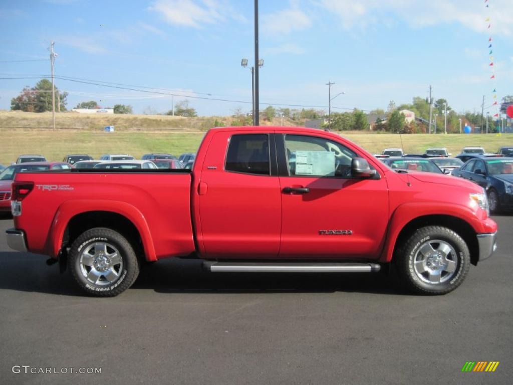 2011 Tundra TRD Double Cab - Radiant Red / Sand Beige photo #6