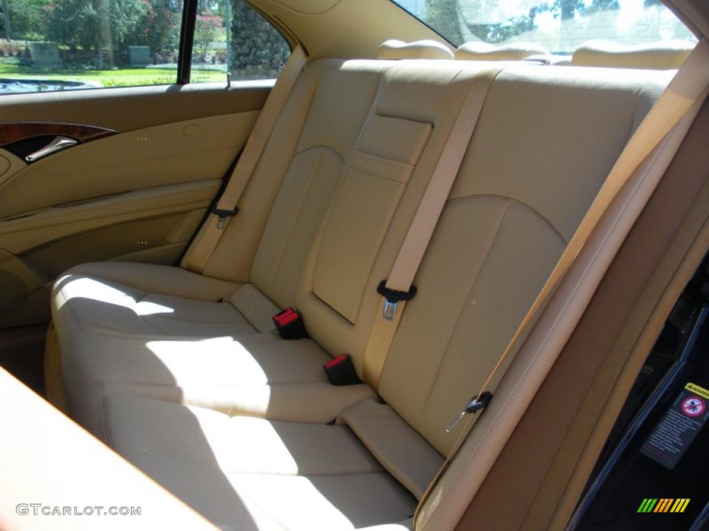 2008 E 350 Sedan - Capri Blue Metallic / Cashmere photo #14