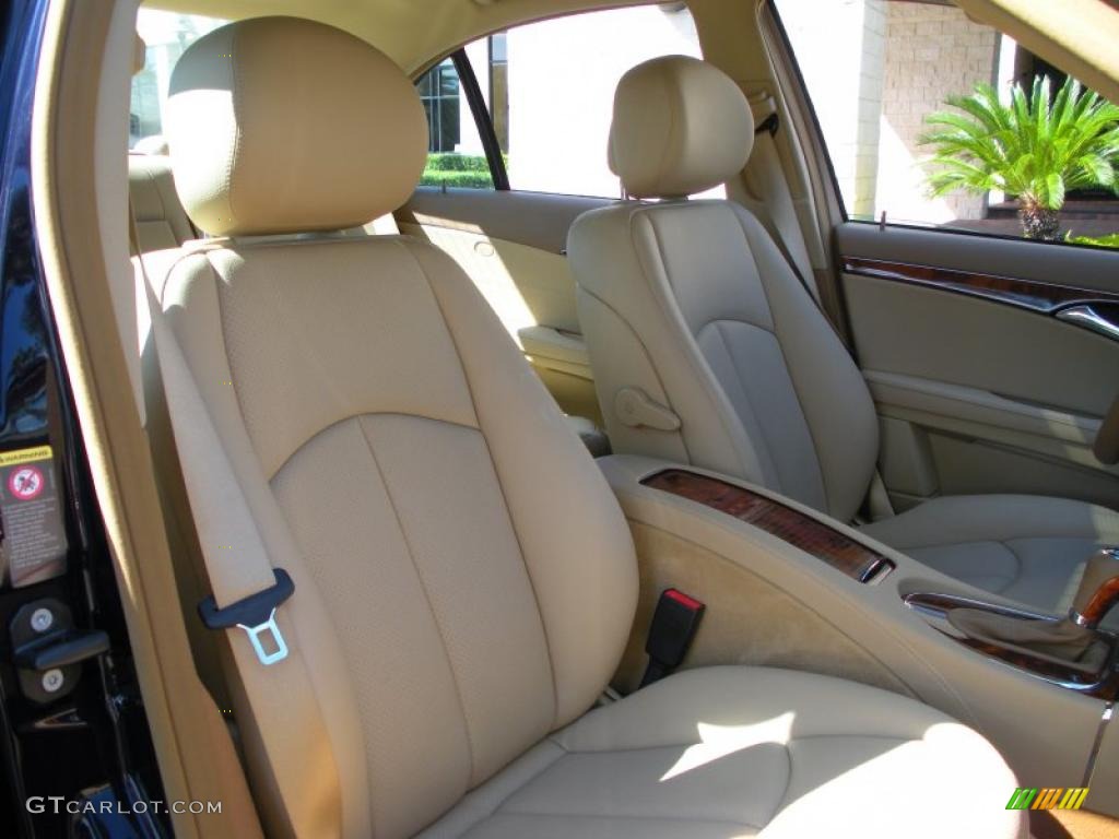 2008 E 350 Sedan - Capri Blue Metallic / Cashmere photo #16