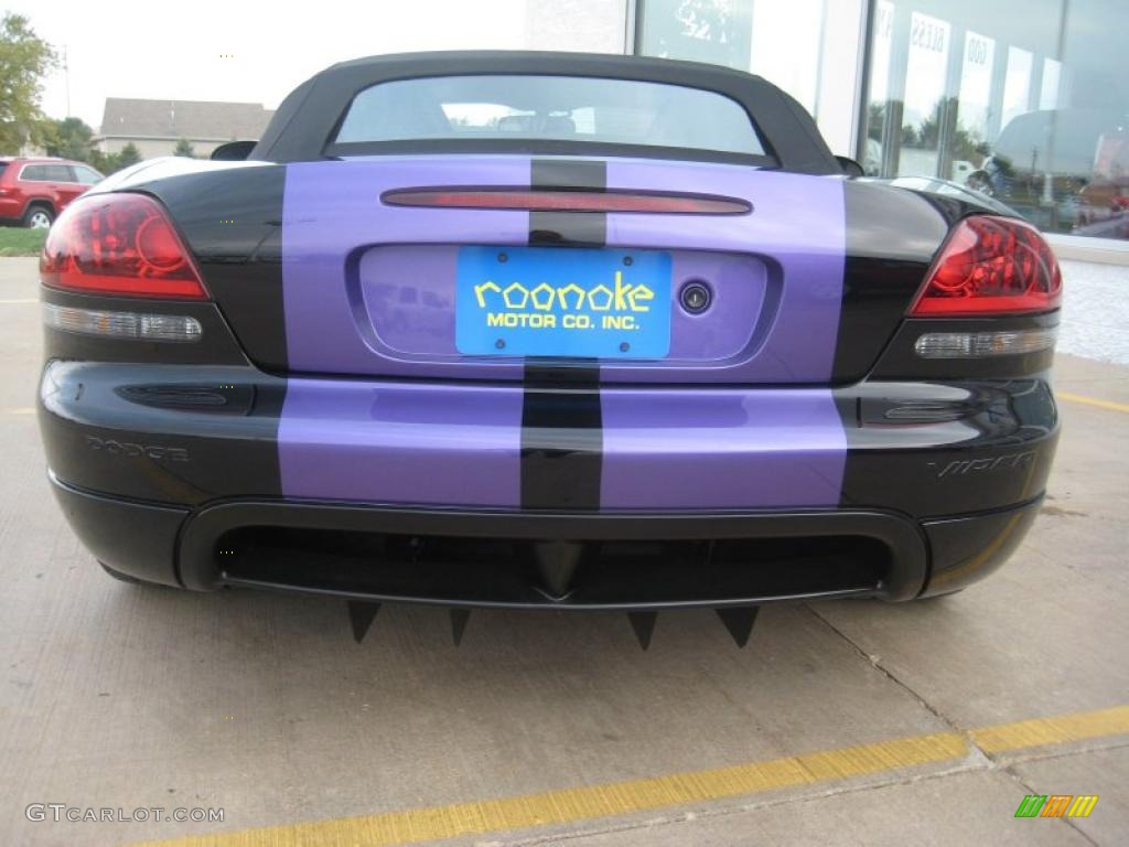 2010 Viper SRT10 Roanoke Dodge Edition - Viper Black/Purple / Black photo #2