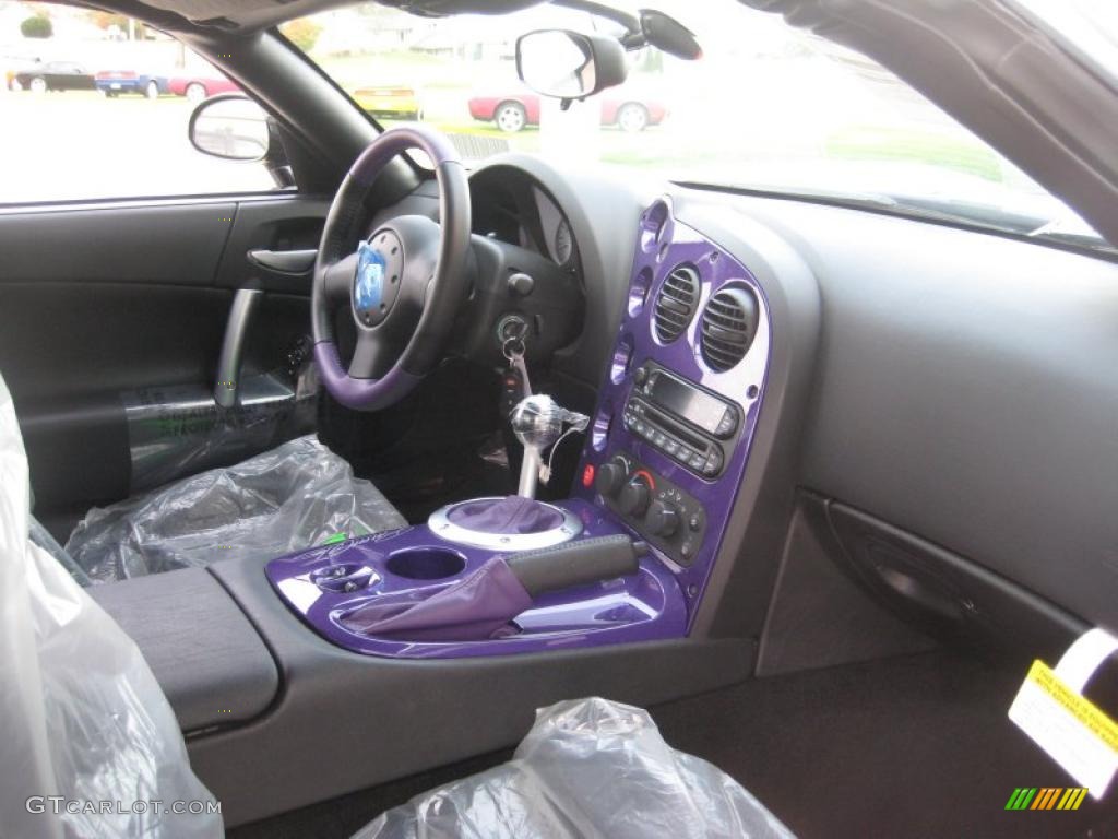 2010 Viper SRT10 Roanoke Dodge Edition - Viper Black/Purple / Black photo #18