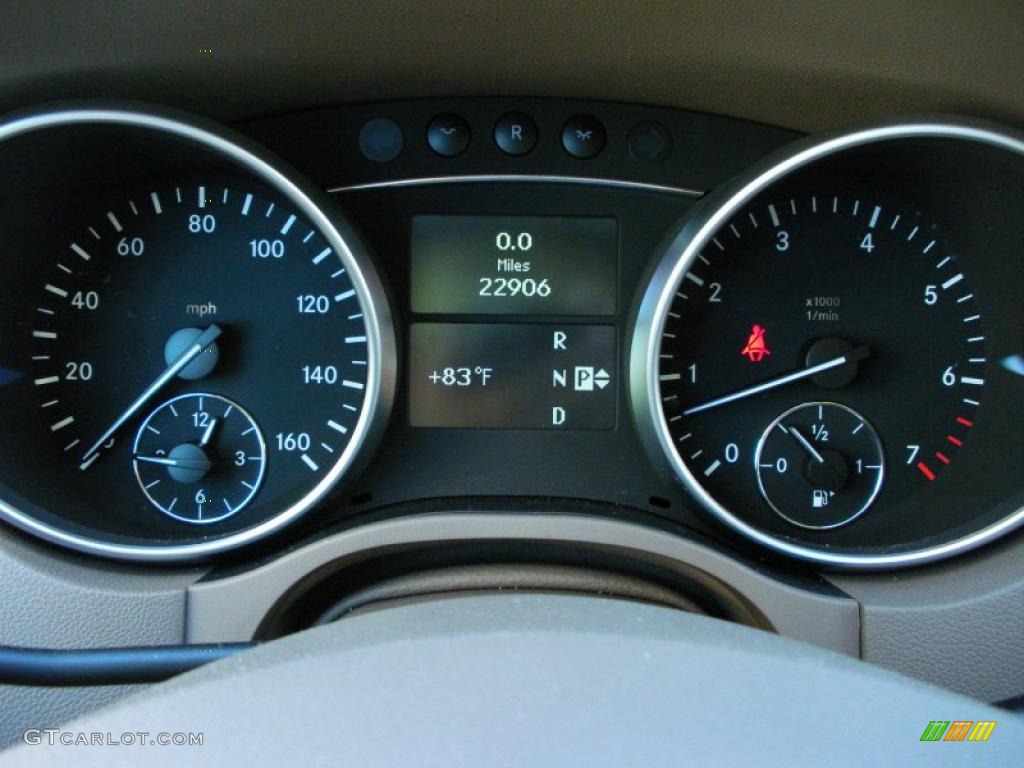 2009 Mercedes-Benz ML 550 4Matic Gauges Photo #38329691
