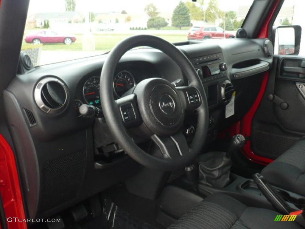 2011 Wrangler Sport 4x4 - Flame Red / Black photo #10